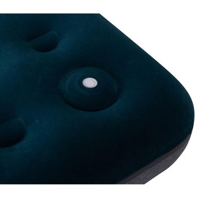 30. FLOCKED MATTRESS FOR 2 PEOPLE WITH BUILT-IN FOOT PUMP 191x137x22CM 24131