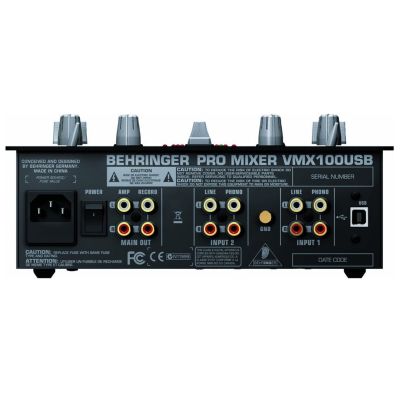 3. Behringer VMX100USB DJ Mixer