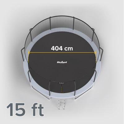 12. REBEL ACTIVE TRAMPOLINE PRO 15FT/457CM, NET, LADDER RBA-8005