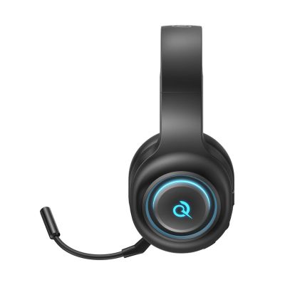 4. QCY Heroad V200 Tri-Mode Gaming Headphones with 7.1 Sound, 240h Battery, and Detachable Microphone - Black