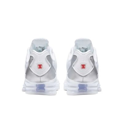 4. Nike SHOX TL Metallic Silver Men's Sports Shoes White - AV3595-100