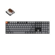 Keychron K5 Max Keyboard Universal USB + RF Wireless + Bluetooth Black, Gray