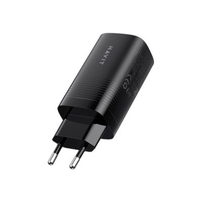 5. Havit UC20 EU Charger USB-C + USB-C + USB-A (Black)
