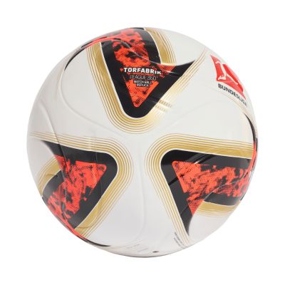 2. Football adidas Bundesliga 26/27 Torfabrik League J350 white-orange-gold HY5058