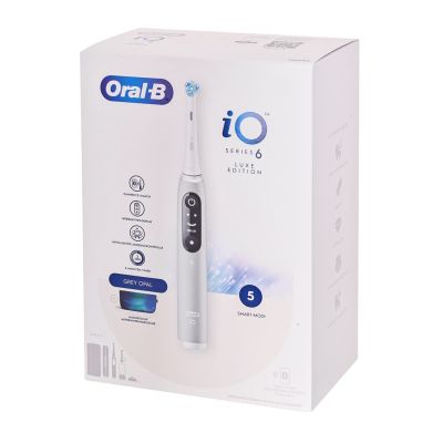 27. Oral-B iO Series 6 Grey Opal Luxe Edition Electric Toothbrush