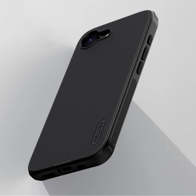 7. Nillkin Super Frosted Shield Pro Magnetic Case for iPhone 16e / 17e - Black