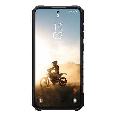 3. UAG Pathfinder Clear Magnet - protective case for Samsung Galaxy S25 FE with built-in magnetic module (ash/black)