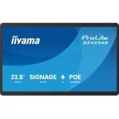 5. iiyama ProLite S2425AS-B1P Flat Panel Digital Signage 60.5 cm (23.8") LCD Wi-Fi 500 cd/m2 Full HD Black Built-in Processor Android 24/7