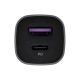 5. Ugreen Car Charger USB Type C / USB 24W Power Delivery Quick Charge Gray (30780)