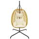 3. COCOON HANGING CHAIR 105x195CM BROWN