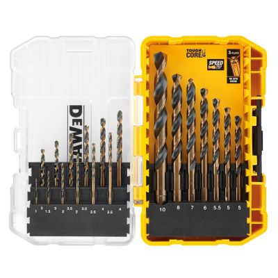 2. DEWALT DT70728 ToughCase+ Metal Drill Bit Set