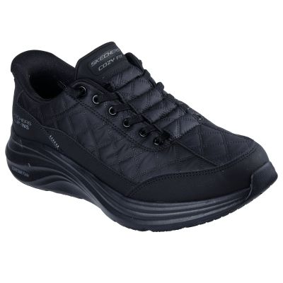 Skechers Men's CONTOUR PROAM-COZY FIT 232619 BBK BLACK Athletic Shoes