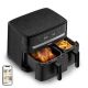 3. TEFAL Dual Easy Fry Essential Airfryer EY901N, 2700 W, 8.3 L, Juodas