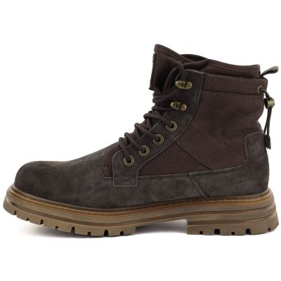 3. Men's brown leather unlined boots Big Star UU174254