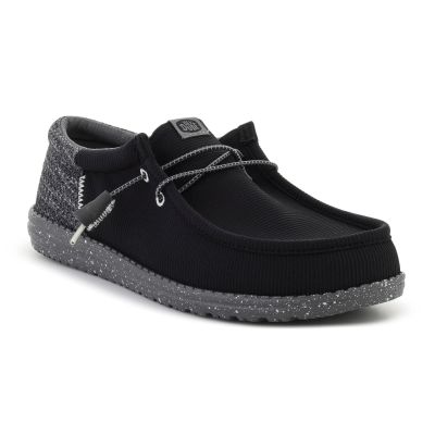HEYDUDE WALLY FUNK MULTI MESH BLACK/SMOKE GRAY 45146-0PM