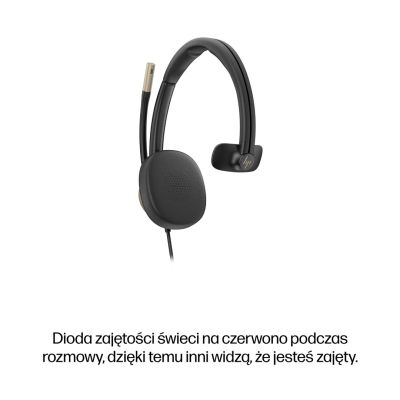 59. HP Poly Mission 815 Monaural USB Wired Headset