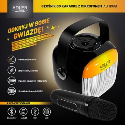 2. ADLER AD 1199b Bluetooth Speaker