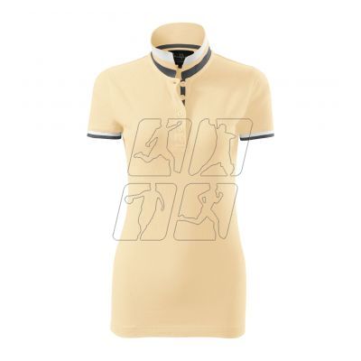 3. Malfini Collar Up W MLI-25785 bourbon vanilla polo shirt