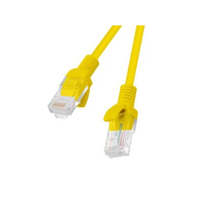 4. PATCHCORD CAT.5E UTP 3M YELLOW FLUKE PASSED LANBERG 10-PACK