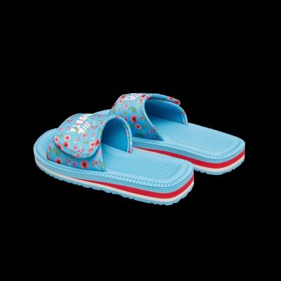 6. Kubota Velcro flaps multicolor floral blue K25SS-100-001-14-1