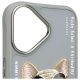 5. Nimmy Glasses Cool Dog iPhone 16 Case - Gray