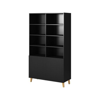 PAFOS shelf 100x40xH176.5 black matt