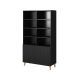 PAFOS shelf 100x40xH176.5 black matt