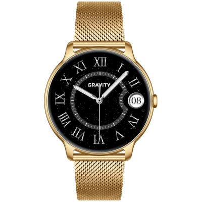 6. Smartwatch Gravity Gold Strap + Bracelet GT31-2