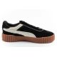 4. Puma women's sports shoes sneakers Carina 3.0 leather black fashionable