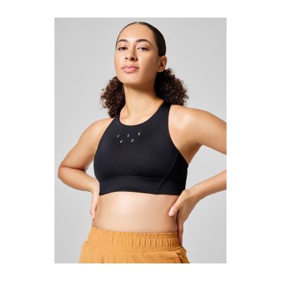 6. CASALL Iconic Longline Sports Bra Black