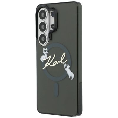 2. Karl Lagerfeld IML KC Script MagSafe Case for Samsung Galaxy S26 Ultra - Black