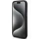 5. AMG Silicone Large Rhombuses Pattern MagSafe Case for iPhone 15 Plus / 14 Plus - Black