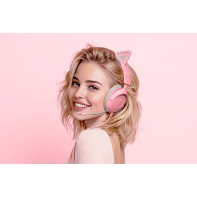 3. Razer Gaming Headset Kraken Kitty V3 X, Wired, Over-Ear, Microphone, Quartz