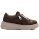 2. Women's leather suede platform shoes brown Jezzi 26PB18-566