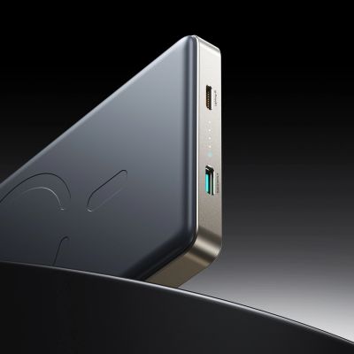 15. Joyroom JR-PBM08 Pro 10000mAh Ultra-Thin Powerbank - Titanium