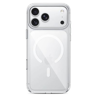 4. Tech-Protect MagStand MagSafe CC Case for iPhone 18 Pro / 17 Pro - Transparent