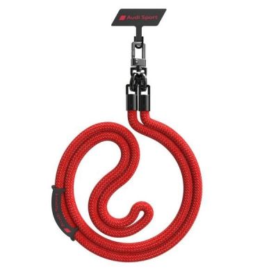 Audi Crossbody Universal Leash 120cm x 10mm - Red