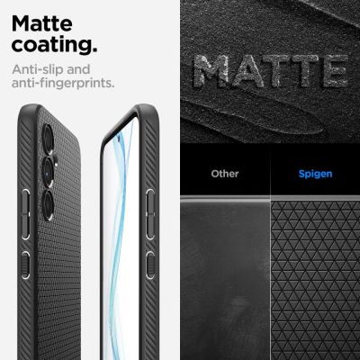 9. Spigen Liquid Air Case for Samsung Galaxy A54 5G - Matte Black