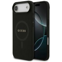 Guess Saffiano Classic Logo MagSafe case for iPhone Air - black