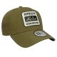 3. New Era Patch Line Cream 9FORTY E-Frame Adjustable Cap 60667686 Green OSFM