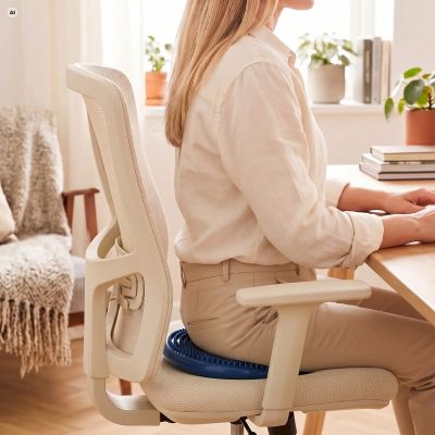 18. Double-Sided Balance Cushion with Pump Spokey FIT SEAT