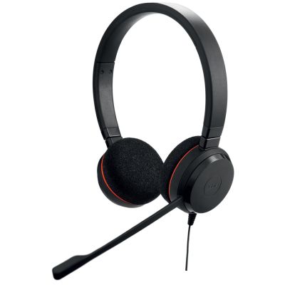 Jabra Evolve 20 Headset Corded Headband Office/Call Center