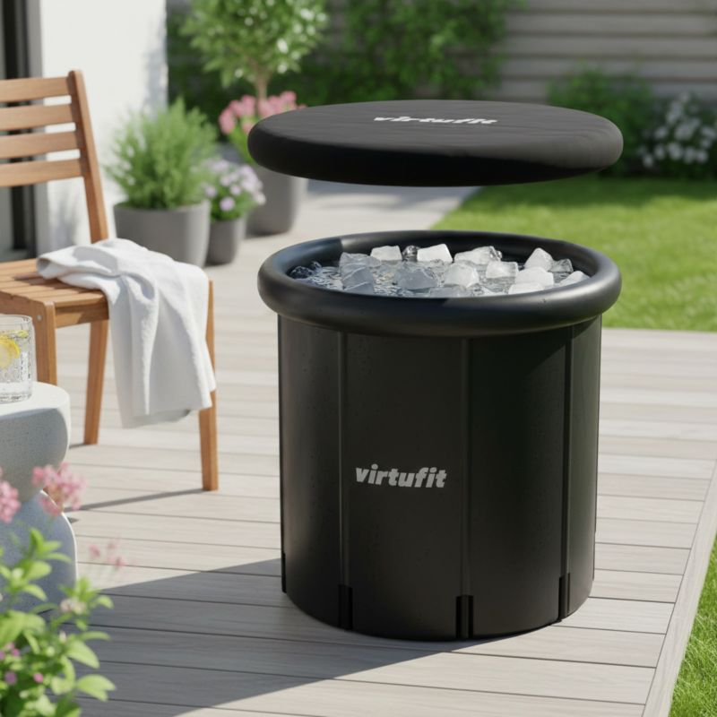 25. VIRTUFIT ICE BATH XXL - 375 LITERS - ANTHRACITE - WITH ACCESSORIES