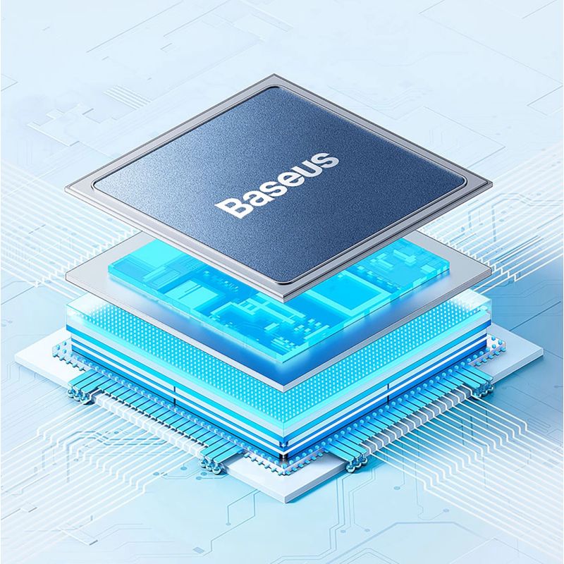 13. Baseus Airpow Fast Charge 20W 30000mAh Power Bank with USB-C - USB-C 30cm Cable - Black