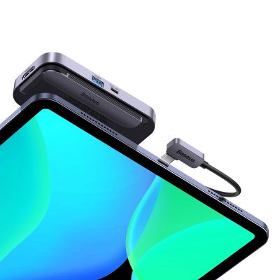 9. Baseus PadJoy universal 6in1 USB-C USB-C HUB for tablet / smartphone - dark gray