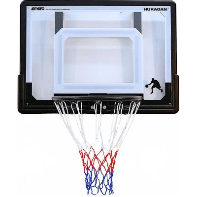 9. BASKETBALL BACKBOARD 82X58CM WITH RIM 38CM HURRICANE