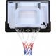 9. BASKETBALL BACKBOARD 82X58CM WITH RIM 38CM HURRICANE