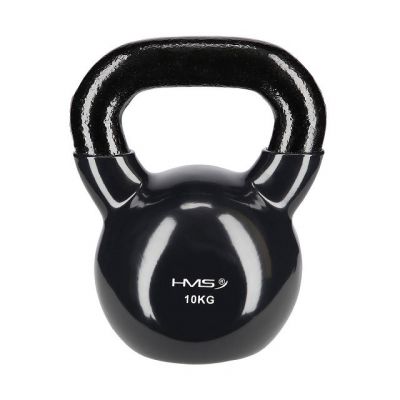 Vinyl Kettlebell 10 kg black HMS KNV10