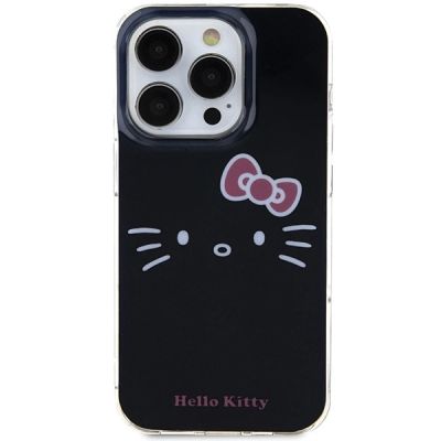 3. Hello Kitty IML Kitty Face case for iPhone 15 Pro - black