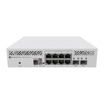 3. Switch Mikrotik CRS310-8G+2S+IN 10p Managed 2.5G/Multigigabit/10G